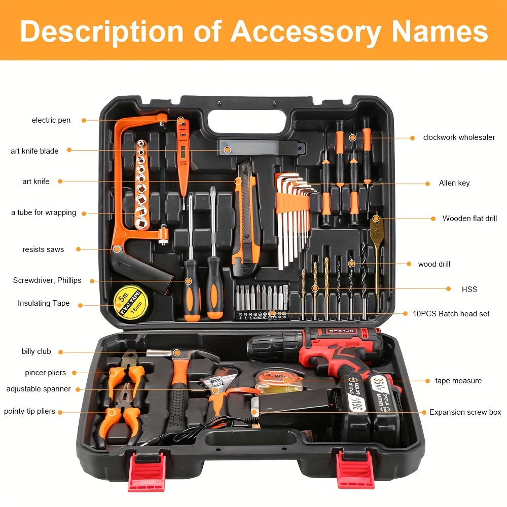 SPZTJK Ultimate Cordless Drill Tool Set