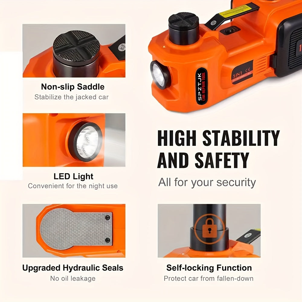 SPZTJK 5 Ton Electric Hydraulic Car Jack Set