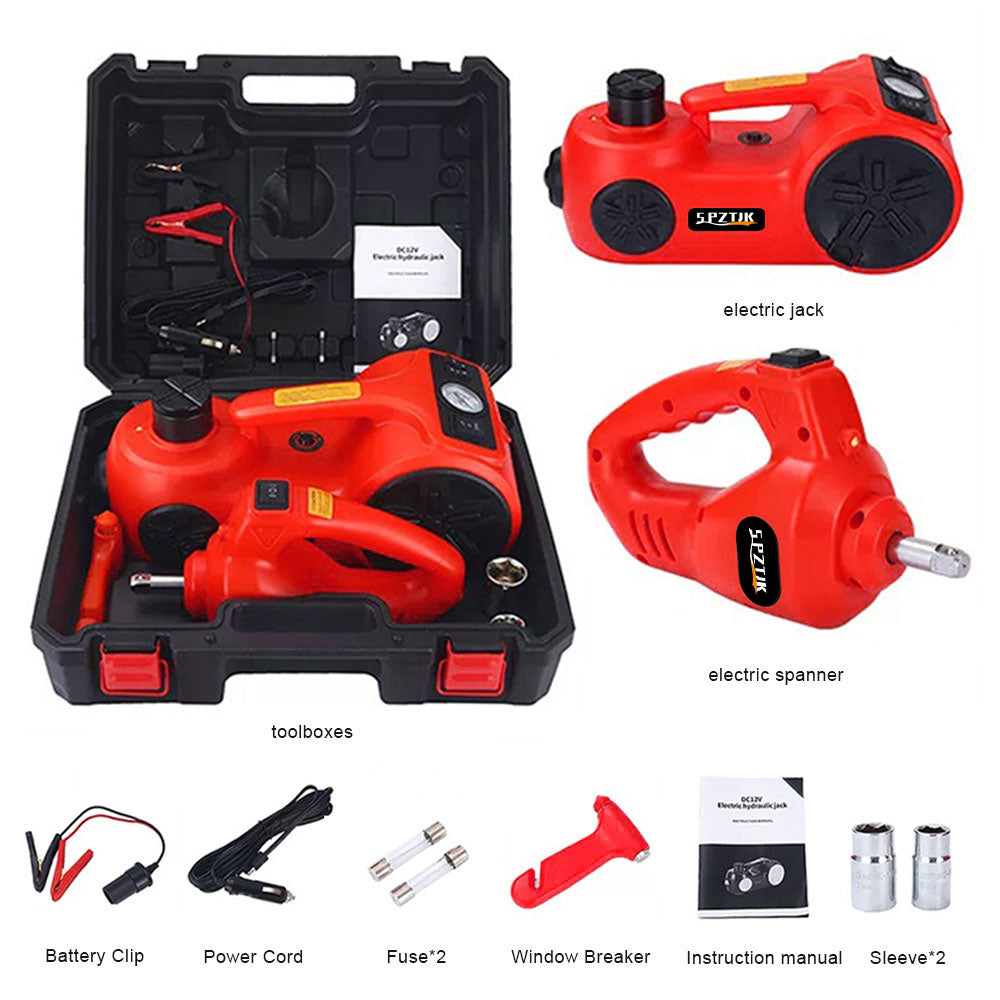 SPZTJK 5 Ton Electric Hydraulic Car Jack Set