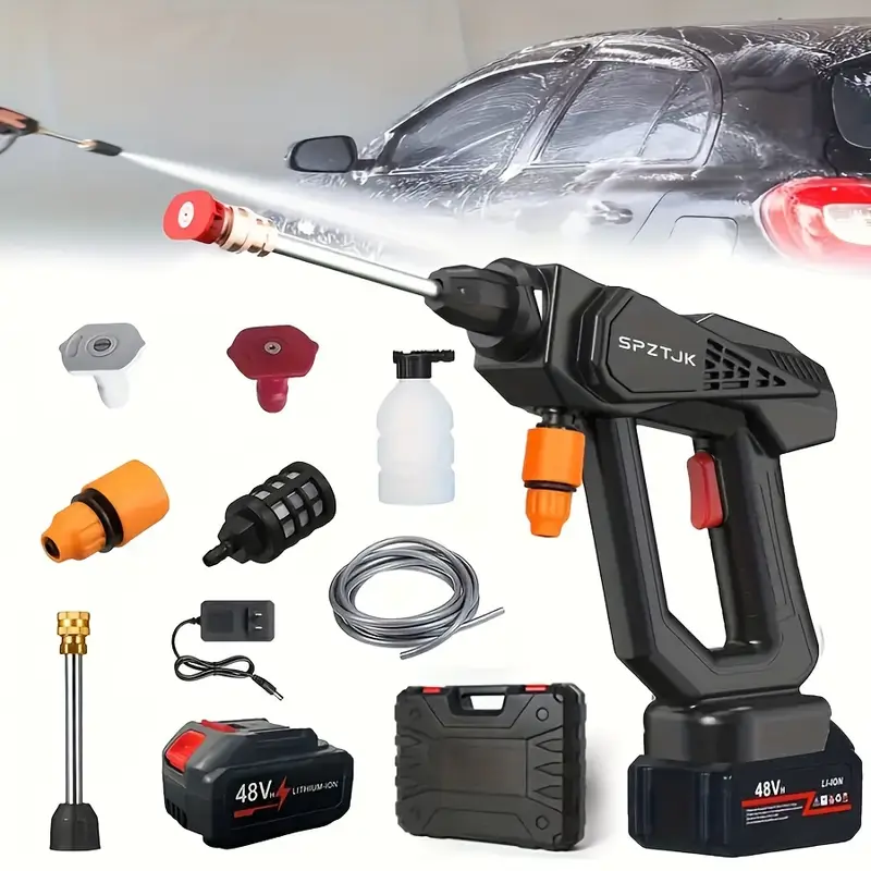 SPZTJK High Pressure Washer with Versatile Nozzle
