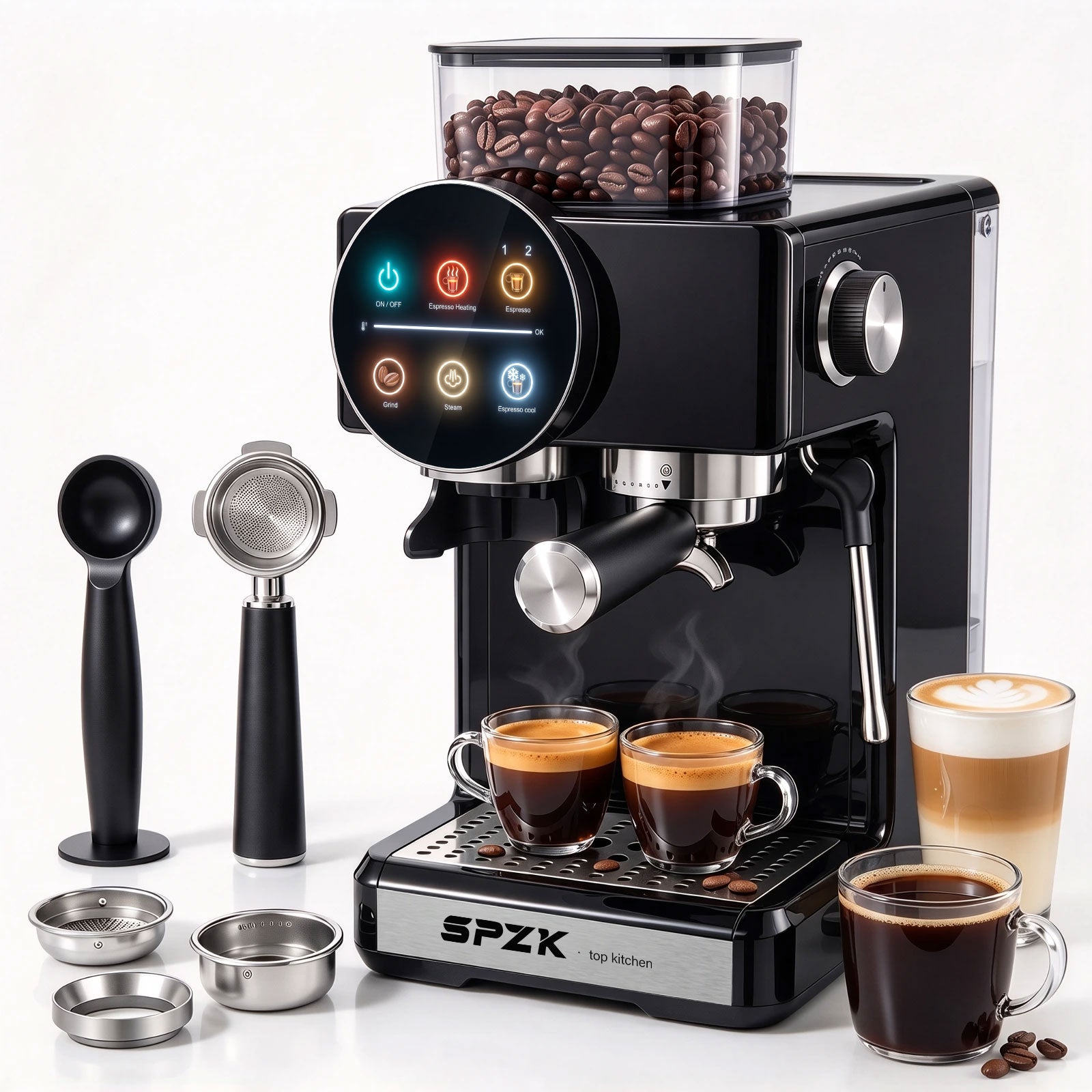SPZK Espresso Machine with Grinder | CM5510