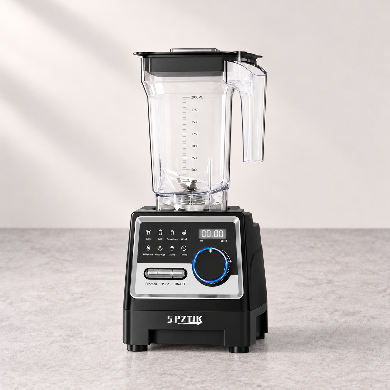 SPZK Countertop Blender & Grinder with Digital Controls