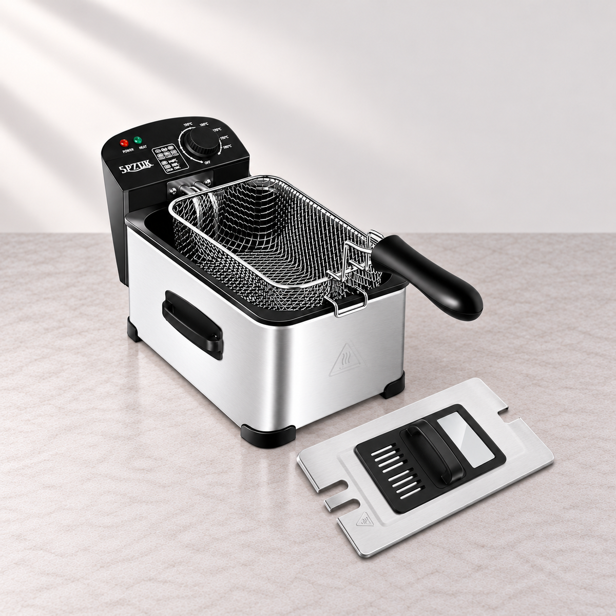 SPZK Electric Deep Fryer with Adjustable Temperature