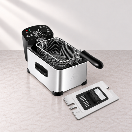 SPZK Electric Deep Fryer with Adjustable Temperature
