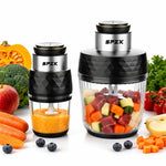 SPZK Dual-Bowl Electric Food Chopper for Everyday Meal Prep