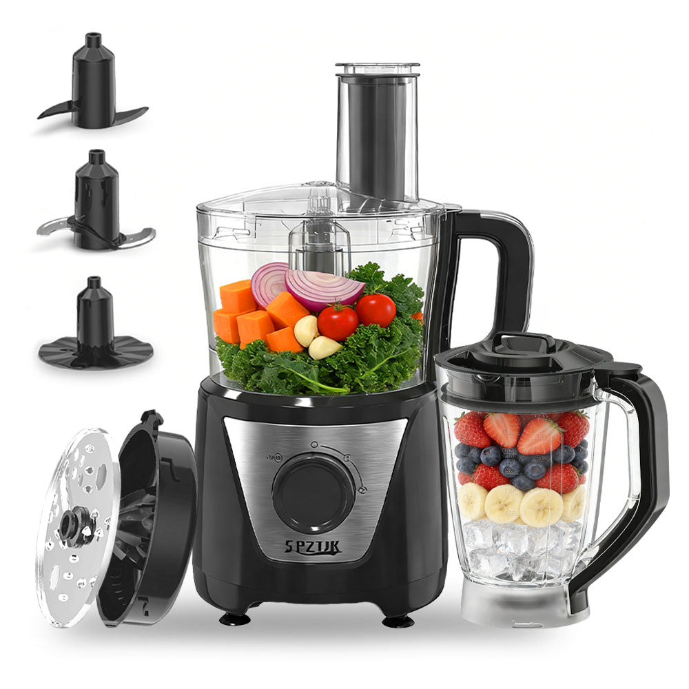 SPZK Food Processor for Chopping, Slicing & Shredding | SP-FP3IN1