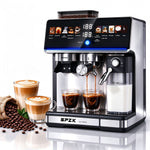 SPZK Espresso Machine with Grinder & Milk Frother | CM5703