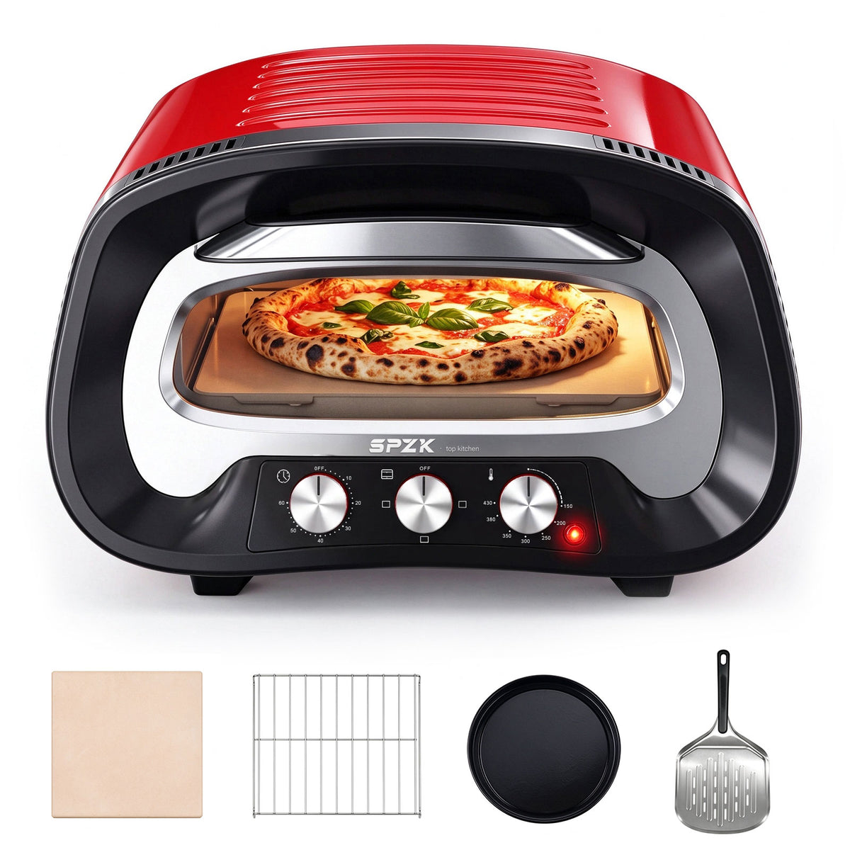 SPZK Electric Pizza Oven with Pizza Stone | CE4