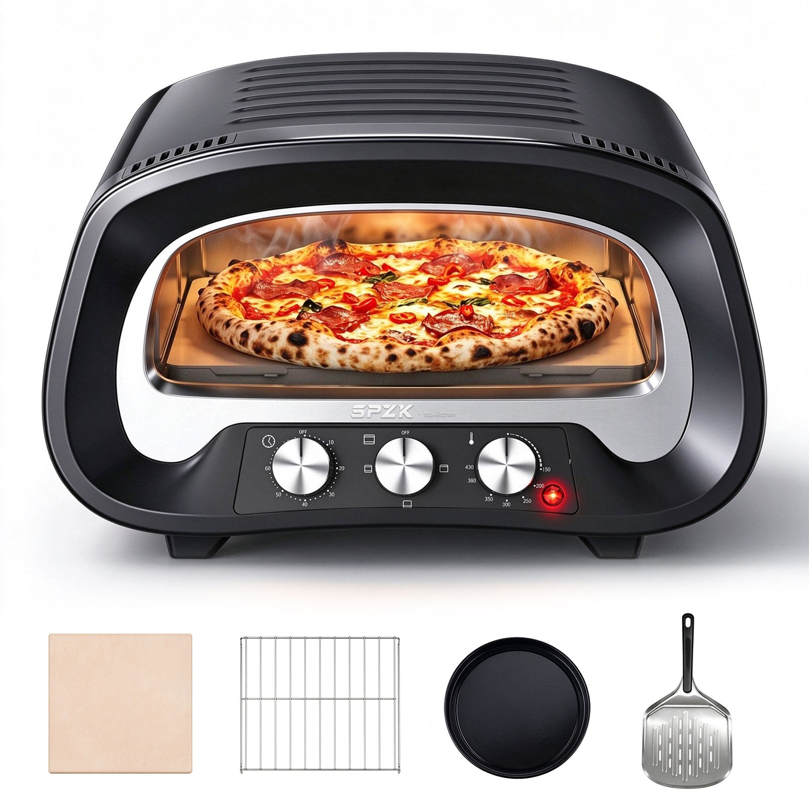 SPZK Electric Pizza Oven with Pizza Stone | CE4