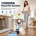 SPZK Cordless Wet & Dry Floor Washer with Self-Cleaning