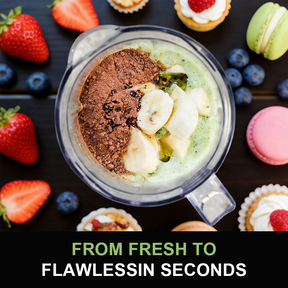 SPZTJK 2-in-1 blender with six functions and ninespeed settings, featuring a 3.0-liter cup and 800-milliliter grinding cup.