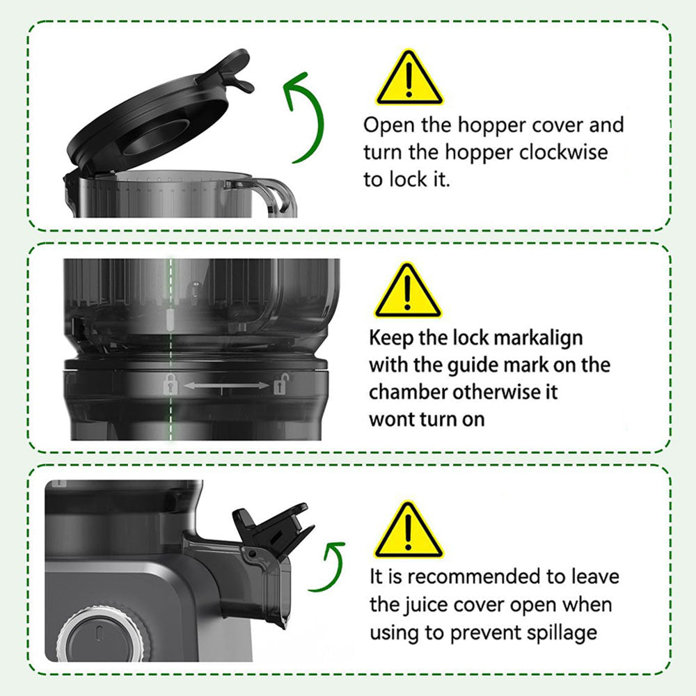 SPZK 802L Slow Juicer with 5.3-Inch Feed Chute