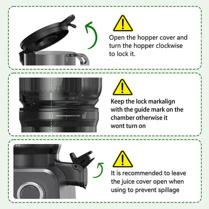 Cold Press Juicer, Celiberry Slow Masticating Juicer Machines with 5.3" Large