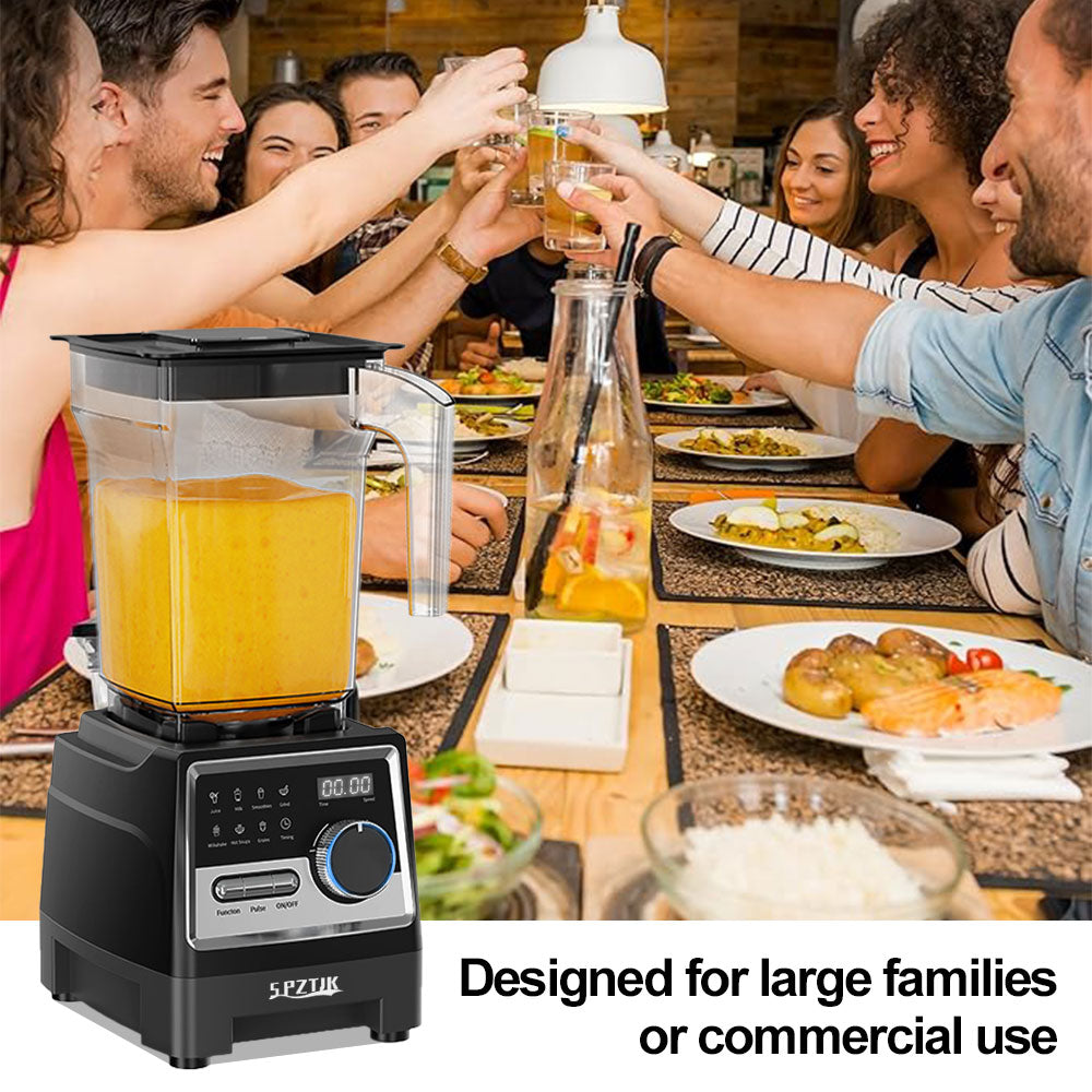 SPZTJK 28000RPM Pro Blender with 2 Containers, 68oz+800ml + Professional Blender | 8 Functions Powerful Kitchen Blender And Grinder Combo | for Coffee Beans, Dried Chili