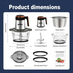 SPZK 2L Food Chopper with 5-Speed Control