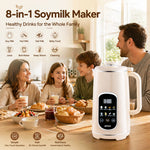 SPZK Soy & Plant Milk Maker with 8 Functions – White