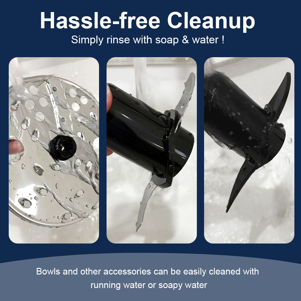 12-Cup Food Processor - 600W - 11 Speeds