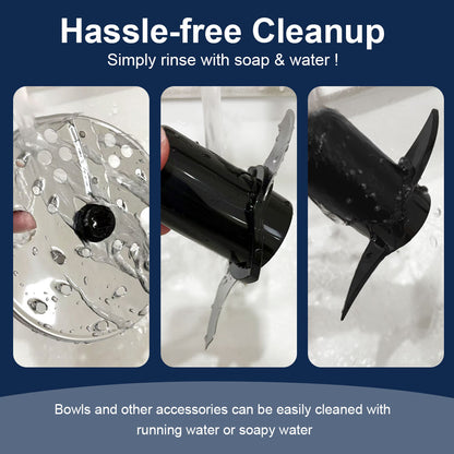 12-Cup Food Processor - 600W - 11 Speeds