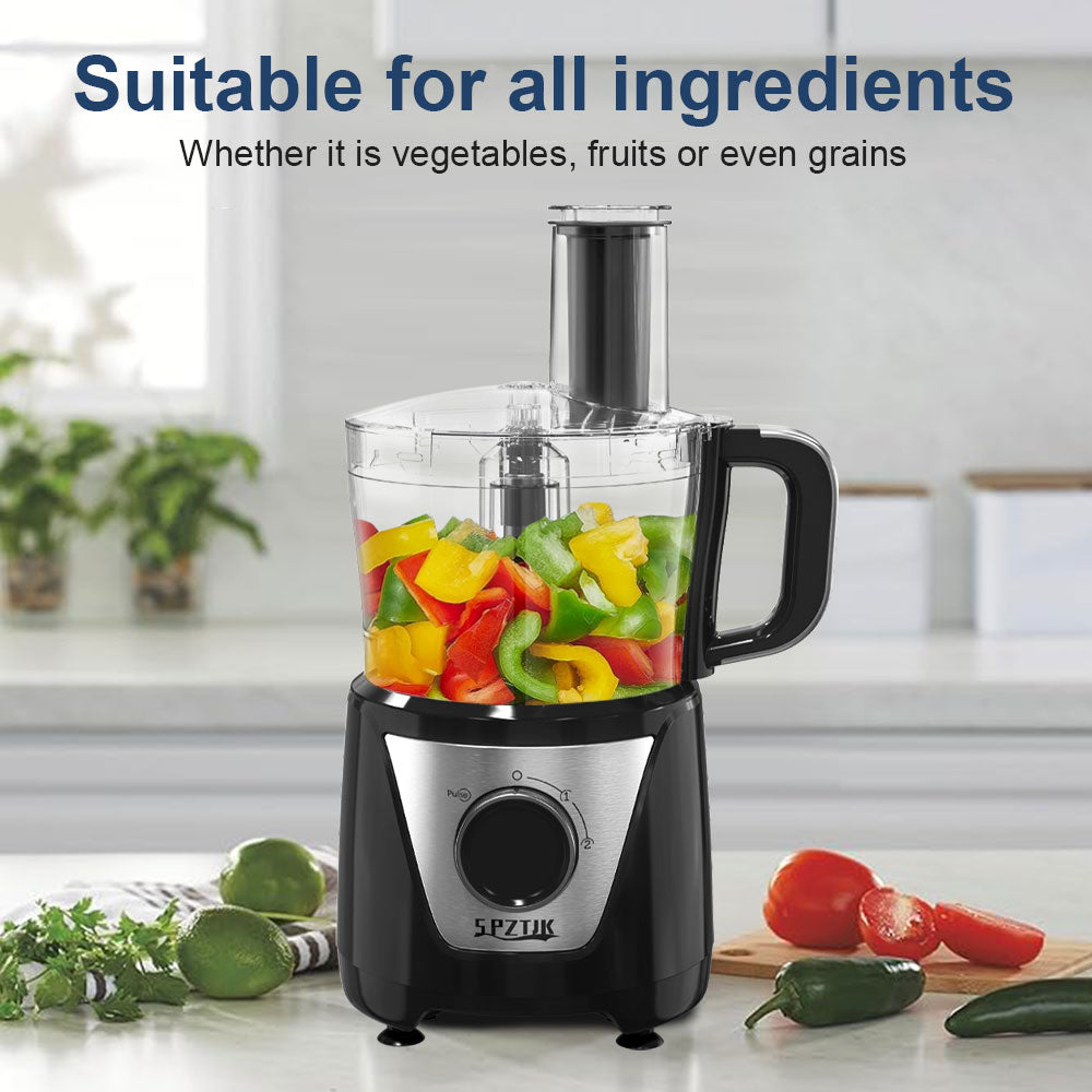 12-Cup Food Processor - 600W - 11 Speeds