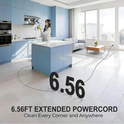 SPZTJK Steam Cleaner - Multi-functional Household Handheld Steam Cleaner 1050W with 12 Accessories - Suitable for Kitchen, Tiles, Windows, Cars, Carpets
