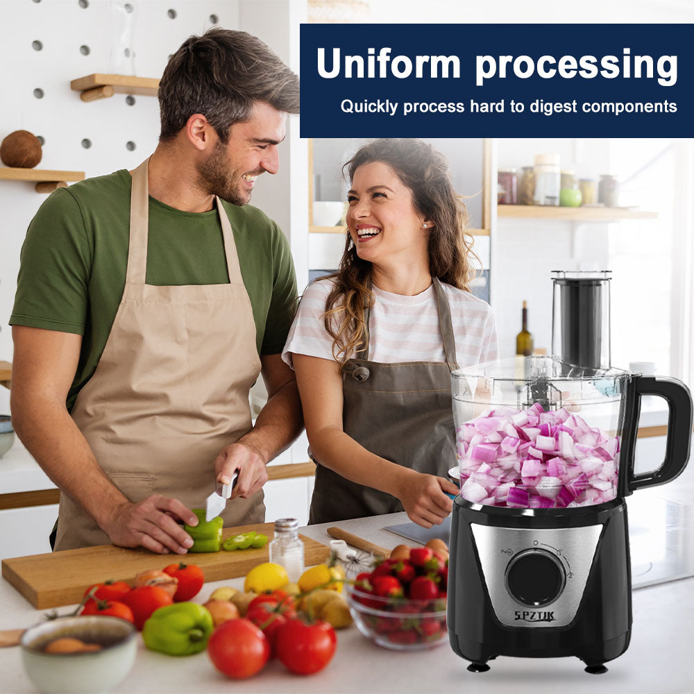 SPZK Food Processor for Chopping, Slicing & Shredding