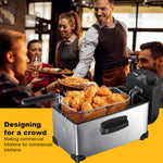SPZK Electric Deep Fryer with Adjustable Temperature