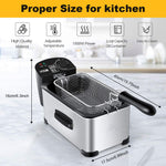 SPZK Electric Deep Fryer with Adjustable Temperature