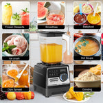 SPZK Countertop Blender & Grinder with Digital Controls