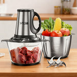 SPZK Electric Food Chopper with Glass Bowl | 2LJRJ-3D