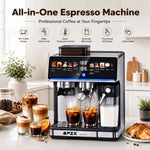 SPZK Espresso Machine with Grinder & Milk Frother | CM5703