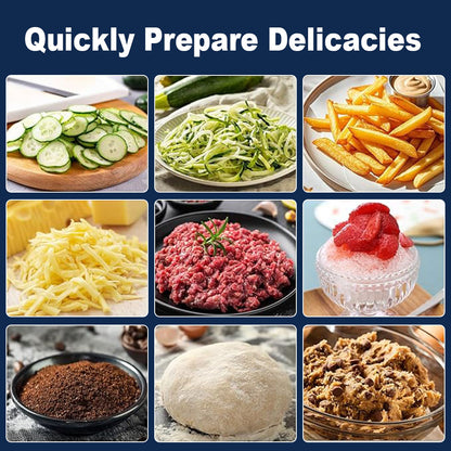 12-Cup Food Processor - 600W - 11 Speeds