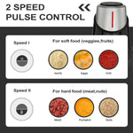 SPZK Dual Glass-Bowl Food Chopper – 1.2L & 2L