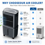 SPZK Evaporative Air Cooler with Remote Control