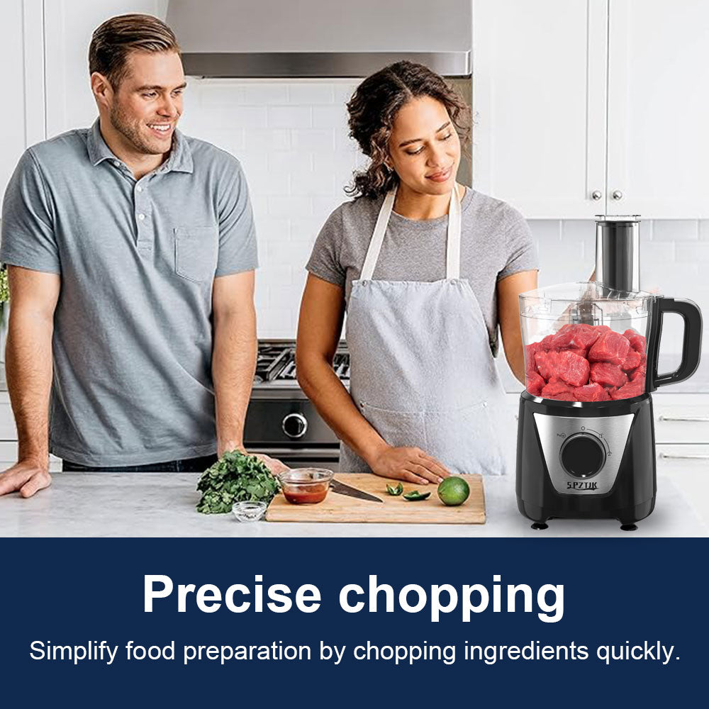 SPZK Food Processor for Chopping, Slicing & Shredding
