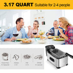 SPZK Electric Deep Fryer with Adjustable Temperature