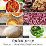 SPZK Dual Glass-Bowl Food Chopper – 1.2L & 2L