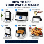 SPZK Vertical Waffle Maker | SLS8008-12 · 1200W