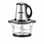 SPZK Electric Food Chopper with Glass Bowl
