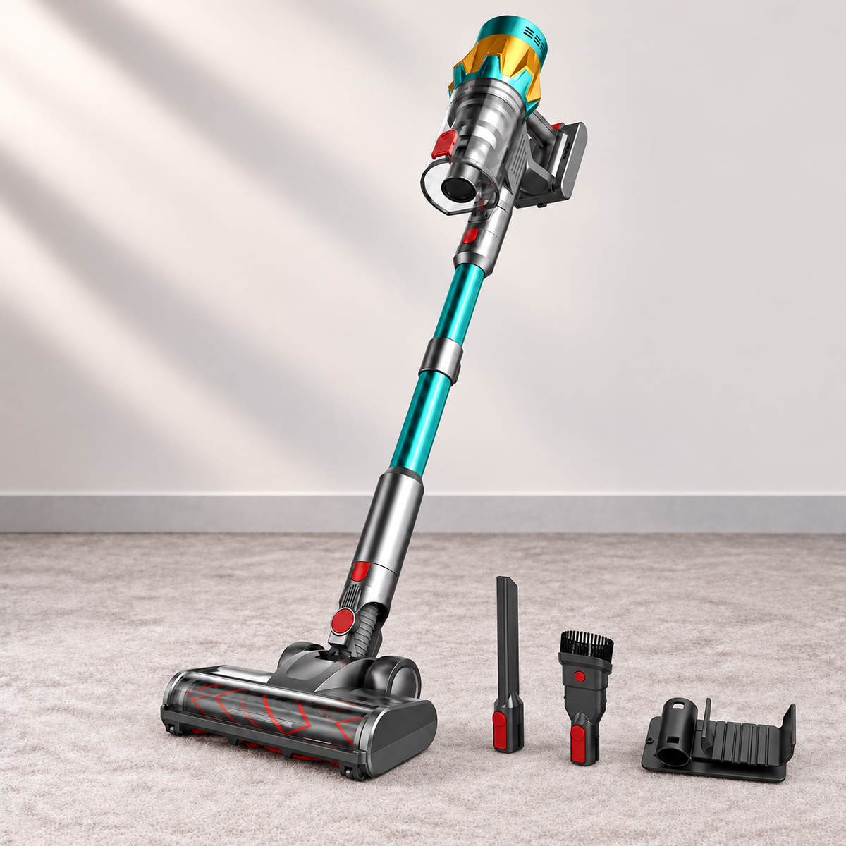 SPZK Cordless Stick Vacuum Cleaner with Digital Display