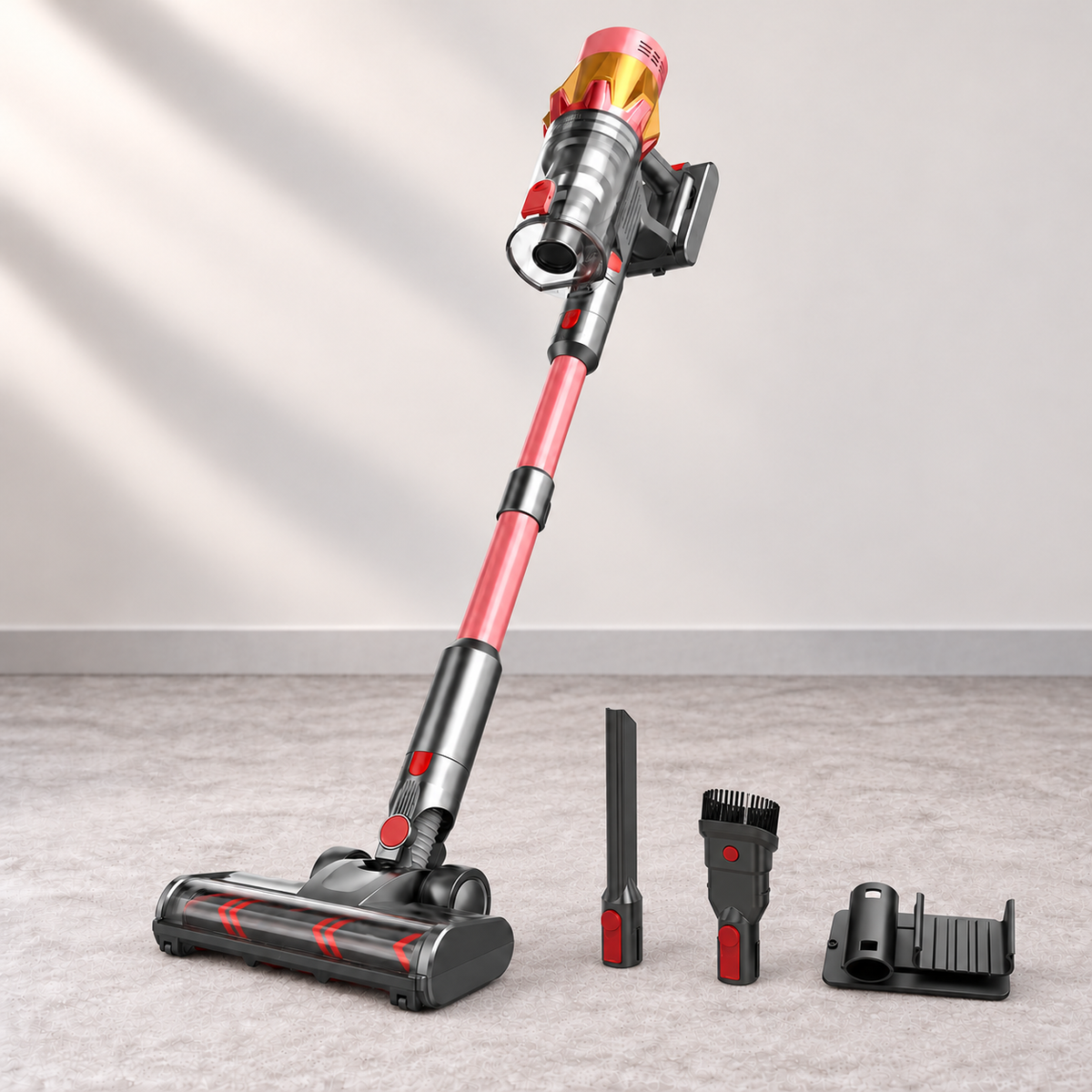 SPZK Cordless Stick Vacuum Cleaner with Digital Display