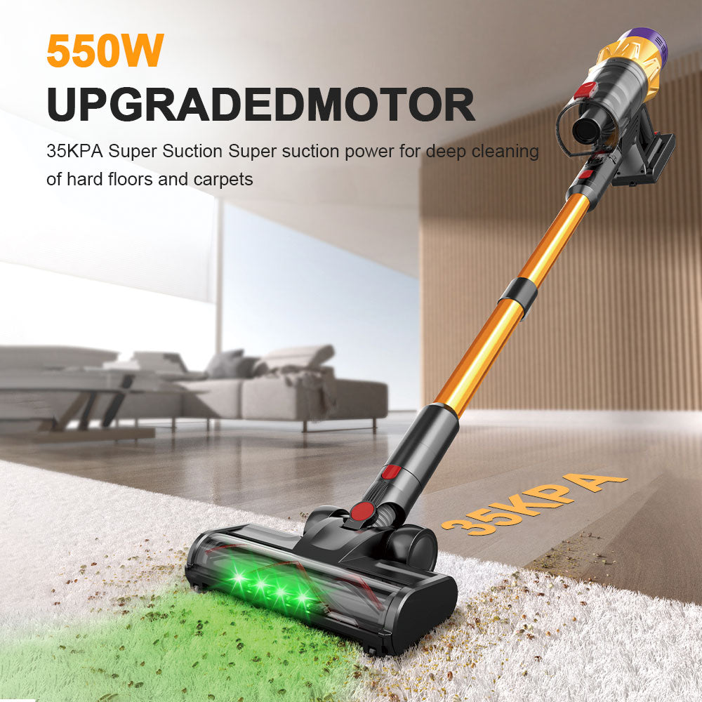 SPZK Cordless Stick Vacuum Cleaner with Digital Display