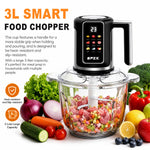 SPZK Digital Food Chopper for Meat & Vegetables | WH03-3LB