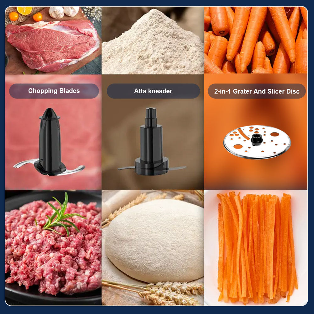 12-Cup Food Processor - 600W - 11 Speeds