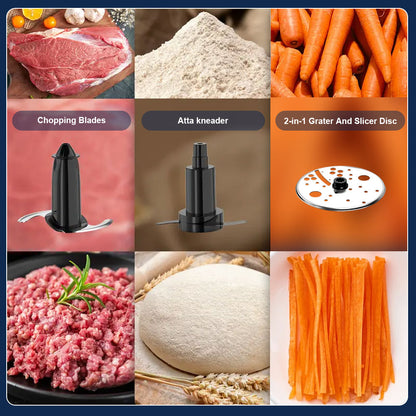 12-Cup Food Processor - 600W - 11 Speeds