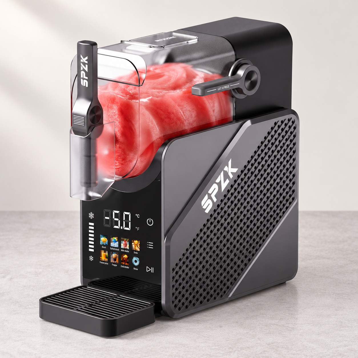 SPZK Slushie Machine & Frozen Drink Maker – Black