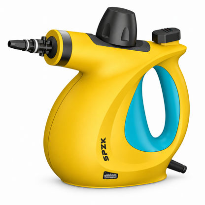 SPZK Compact Steam Cleaner with Cleaning Attachments