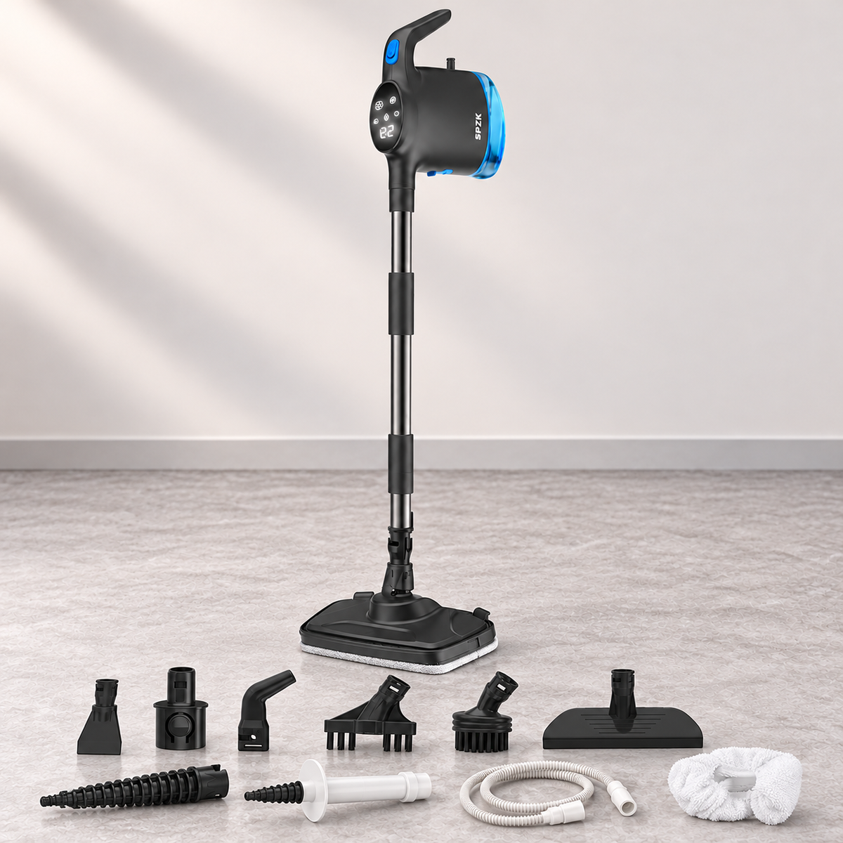 SPZK 2-in-1 Steam Mop & Handheld Steam Cleaner