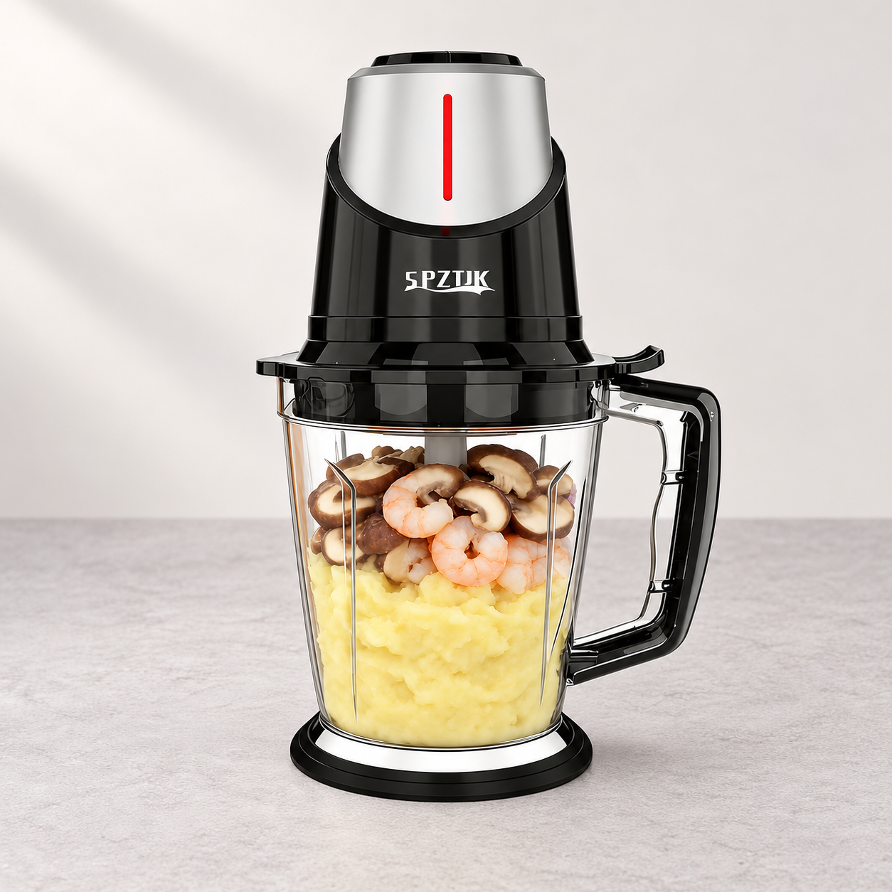 SPZK Dual Glass-Bowl Food Chopper – 1.2L & 2L
