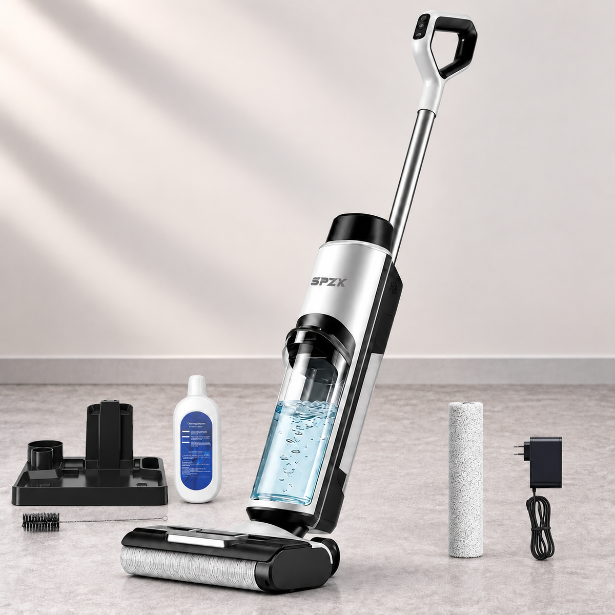 SPZK Cordless Wet & Dry Floor Washer with Self-Cleaning