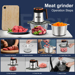 SPZK 2L Food Chopper with 5-Speed Control
